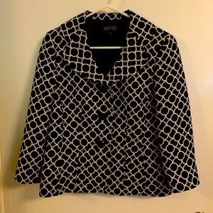 Black and white jacket